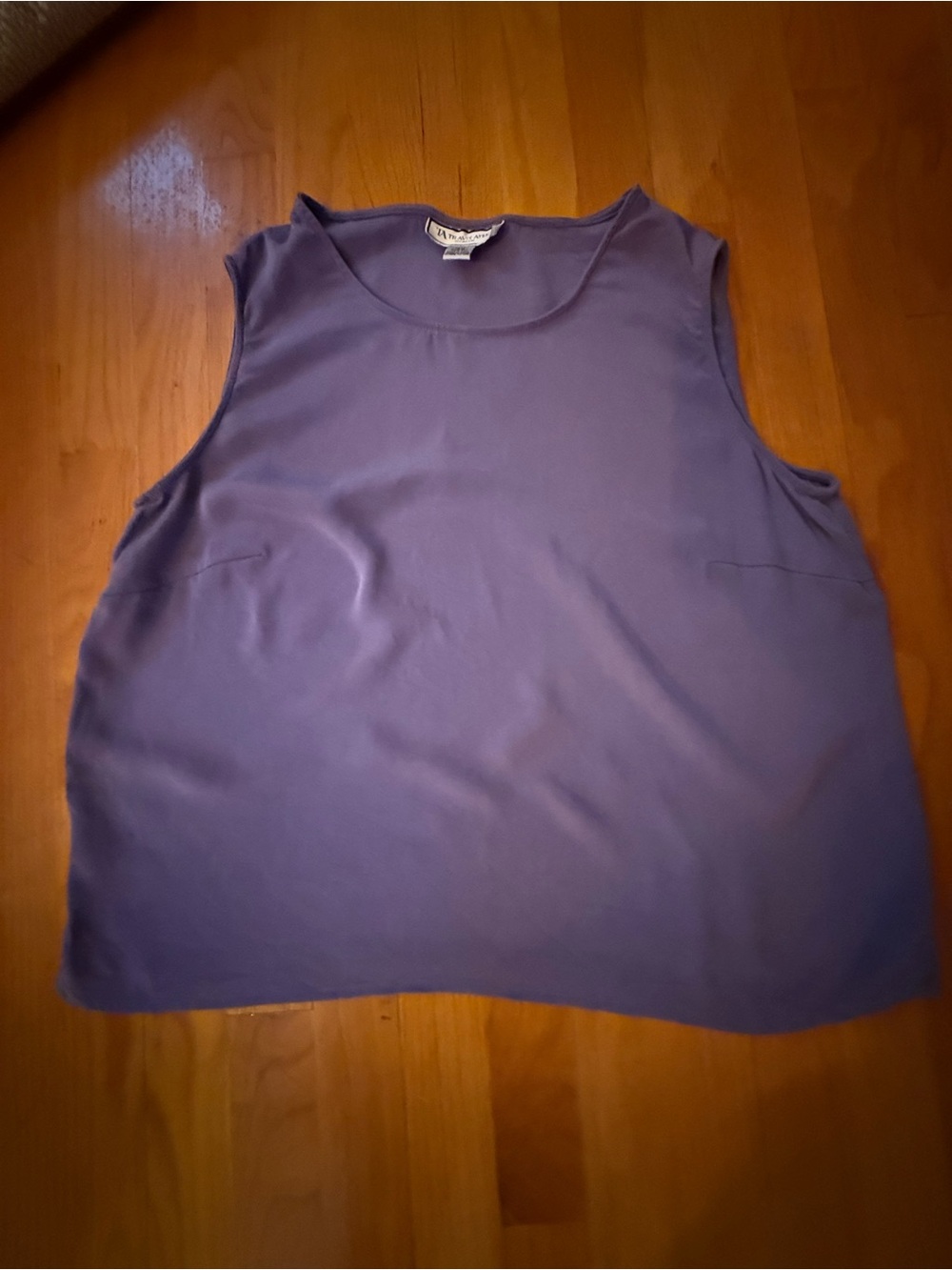 Travis Ayers Lavender Scoop Neck Sleeveless Tank